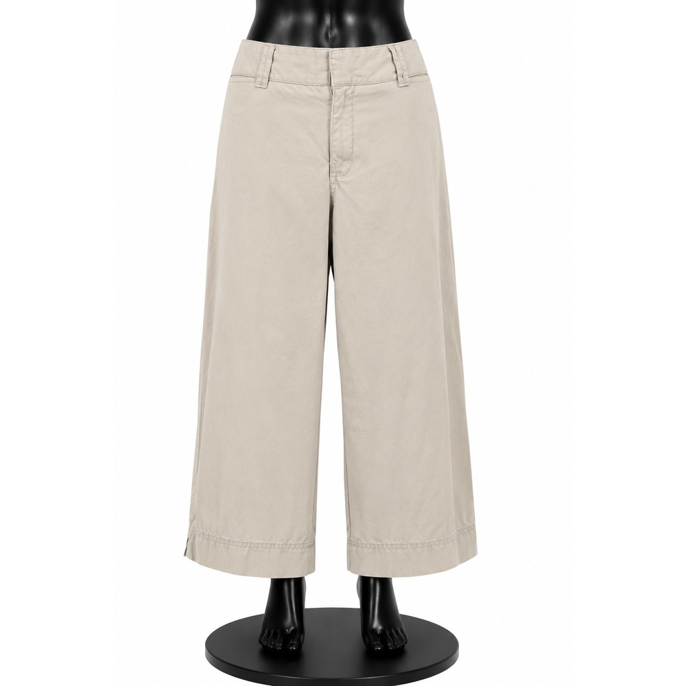 Eddie Bauer Womens Blakely Fit Casual Hiking Bootcut Pants Size 8 Beige Cotton